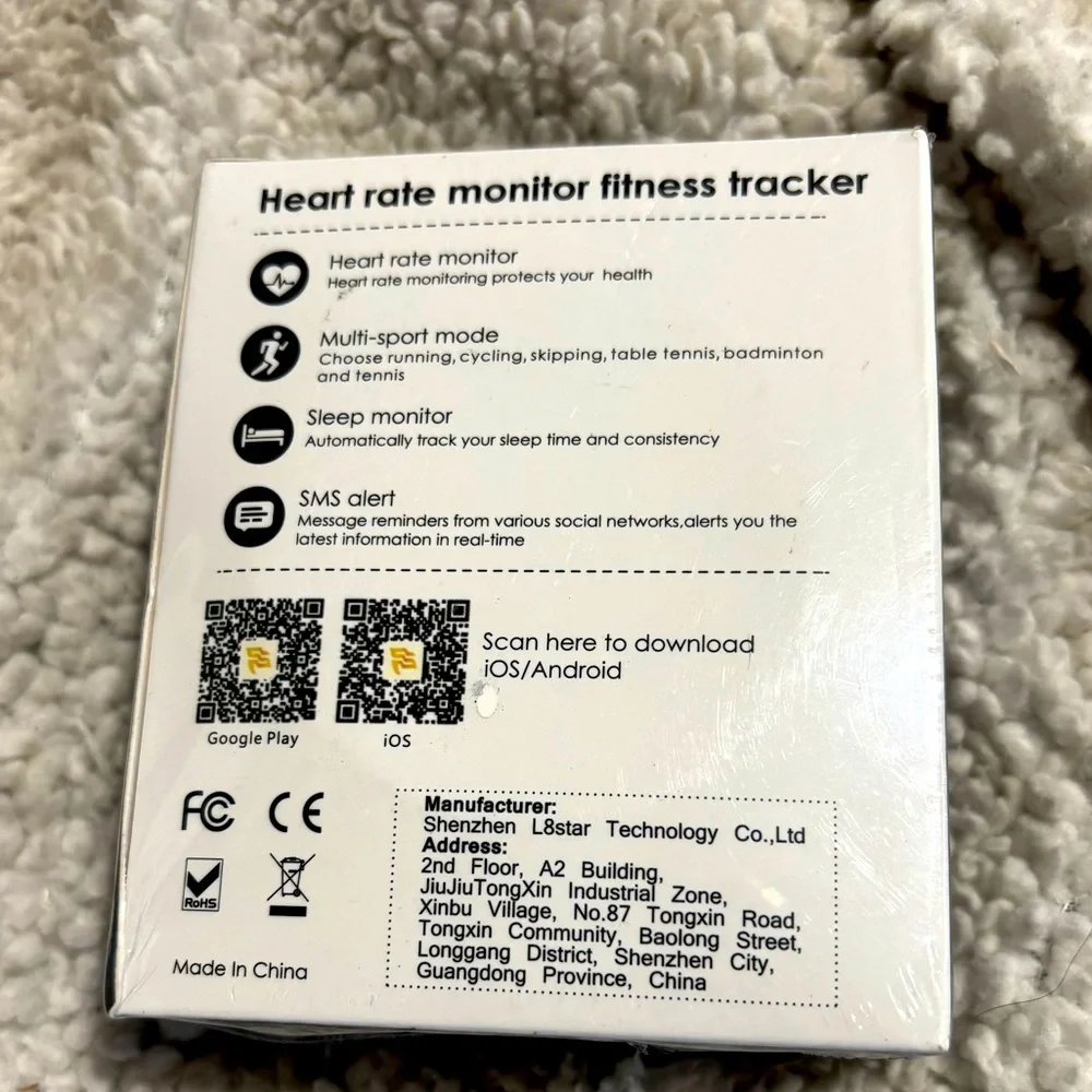 Fitness Tracker Heart Rate Monitor,Smart Watch Sleep Monitor,Calorie Counter,etc